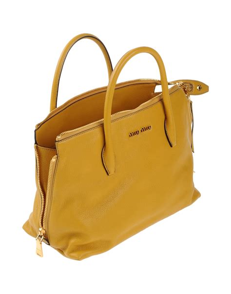 miu miu yellow bag|miu michael bags for women.